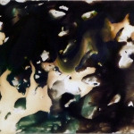 Wilderness in Paint #27 21 x 30 cm Acrylic, ink, oil on paper. 2011