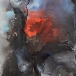 Wilderness in Paint #30 21 x 30 cm Acrylic, ink, oil on paper. 2015