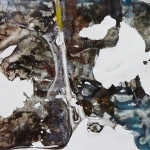 Wilderness in Paint #34 21 x 30 cm Acrylic, ink, oil on paper. 2015