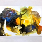Alex Gough, Wilderness in Paint 115, 84 x 59.4cm, 2019