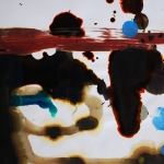 Wilderness in Paint #26 21 x 30 cm Acrylic, ink, oil on paper. 2011