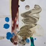 Wilderness in Paint #25 21 x 30 cm Acrylic, ink, oil on paper. 2011